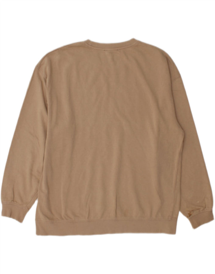Zara Moletom Masculino Jumper Pequeno Algodão Bege