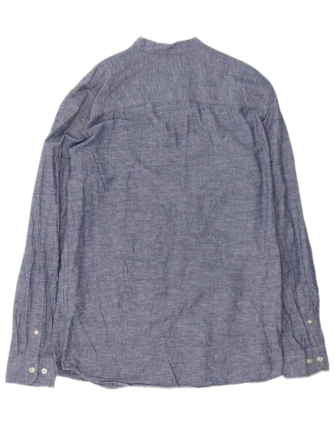 Camisa masculina Jack & Jones pequena azul algodão
