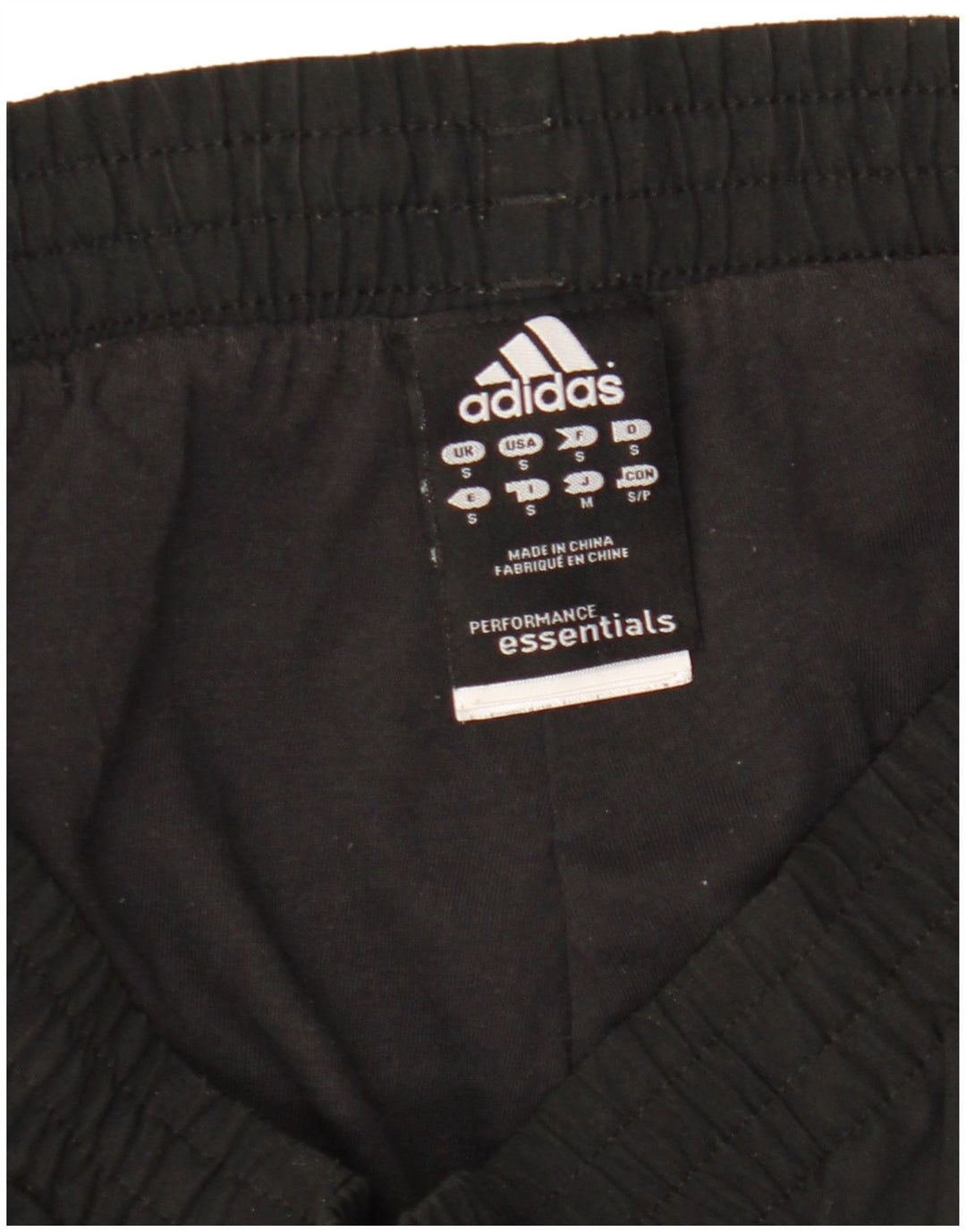 Adidas Mens Treino Calças Joggers Pequeno Poliéster Preto