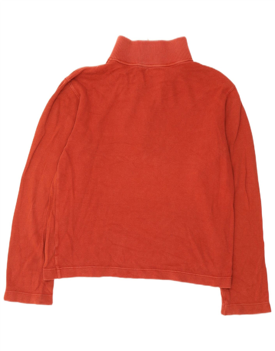 Suéter masculino Gap com zíper e gola em algodão vermelho médio
