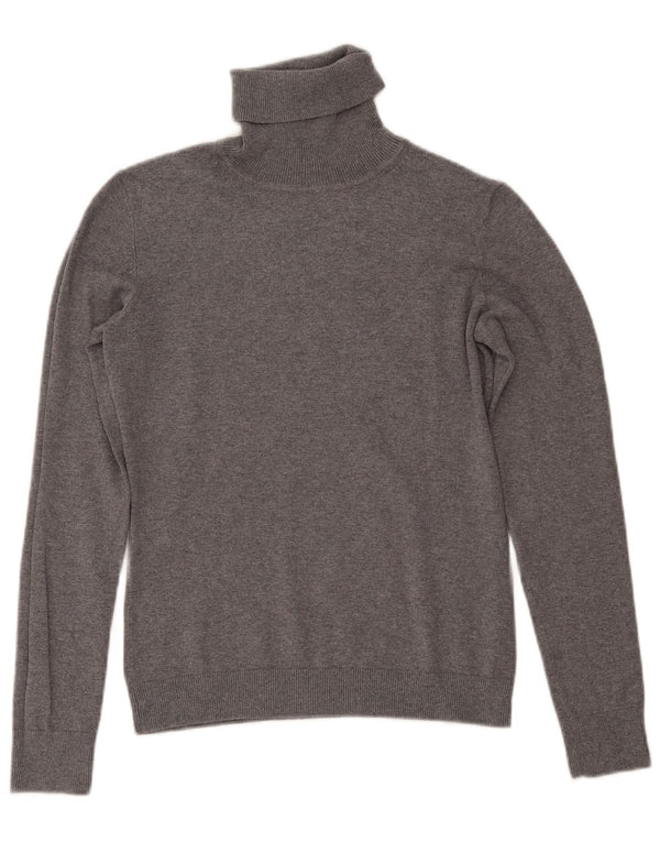 Suéter feminino TOMMY HILFIGER com gola redonda, 10 algodão cinza pequeno