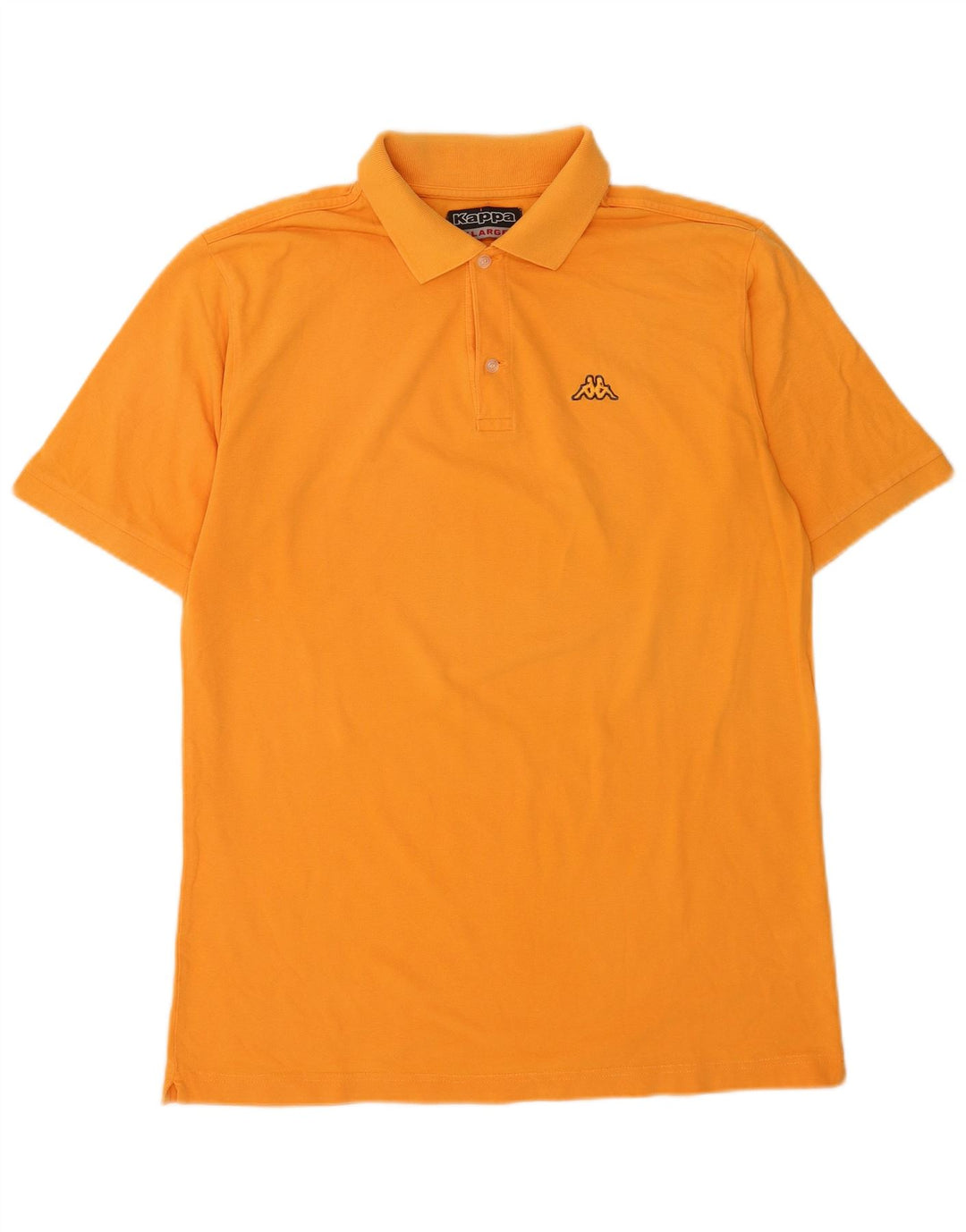 Camisa polo masculina KAPPA XL laranja algodão