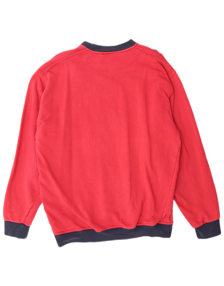 Trussardi moletom masculino jumper grande algodão colorblock rosa