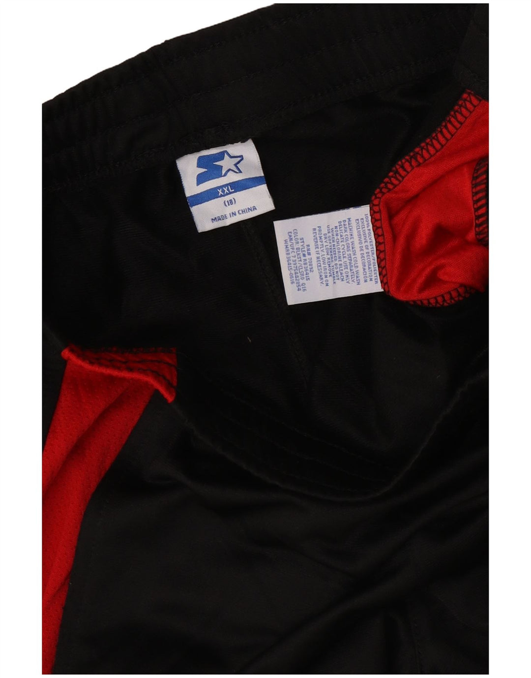 Calça de treino Starter Boys 15-16 Anos 2XL Preto Colourblock Poliéster