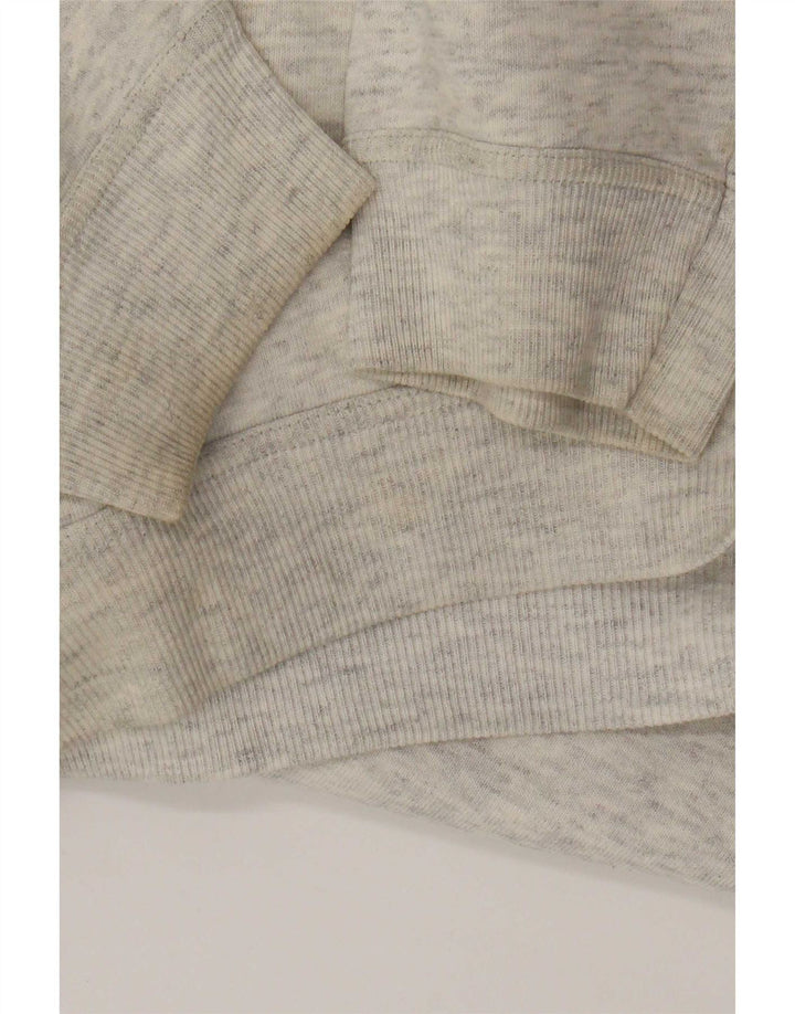 Champion moletom gráfico masculino jumper XL cinza manchado de algodão
