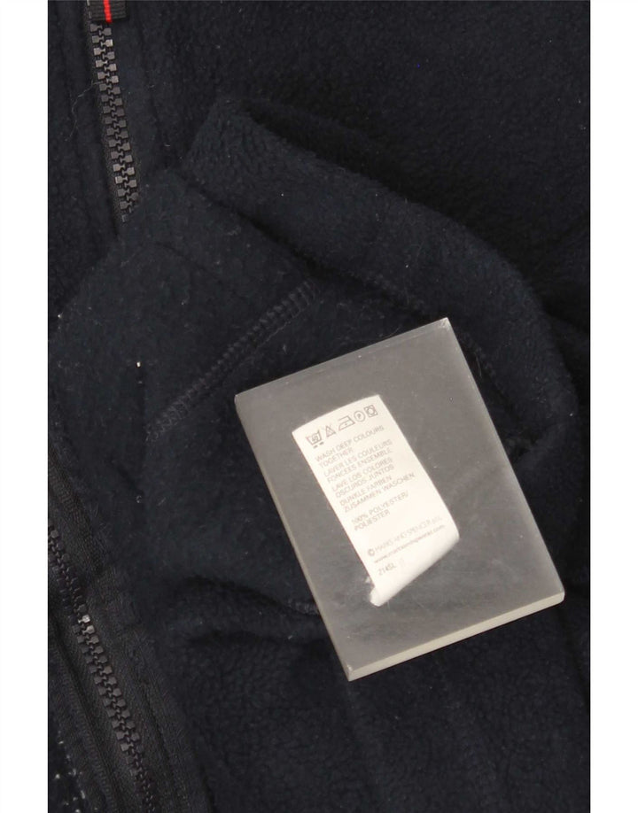 Colete de lã masculino Marks & Spencer UK 42 XL azul marinho poliéster