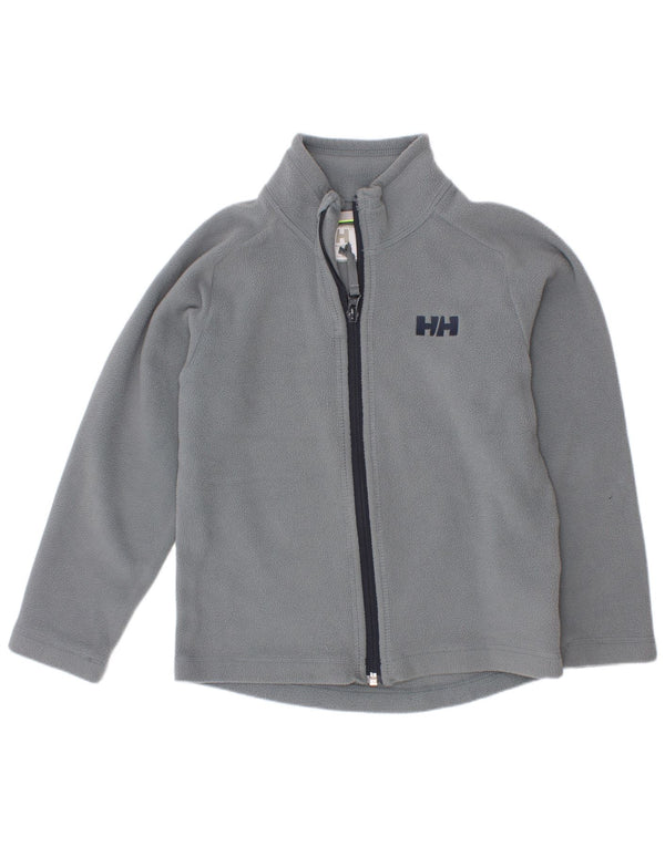 Casaco Helly Hansen Boys Fleece 6-7 Anos Cinzento Poliéster