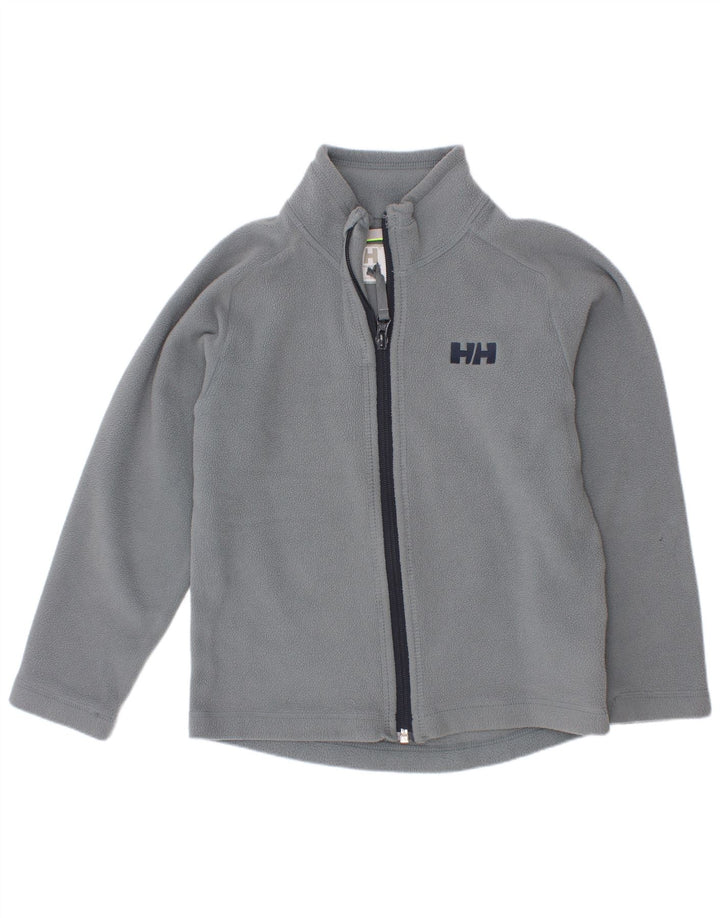 Casaco Helly Hansen Boys Fleece 6-7 Anos Cinzento Poliéster