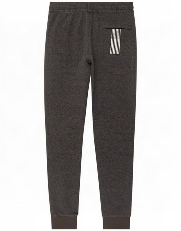Emporio Armani Calça de treino masculina Joggers cinza médio Colourblock
