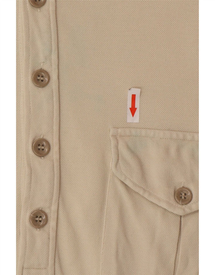 Camisa polo masculina Armani Jeans médio off white