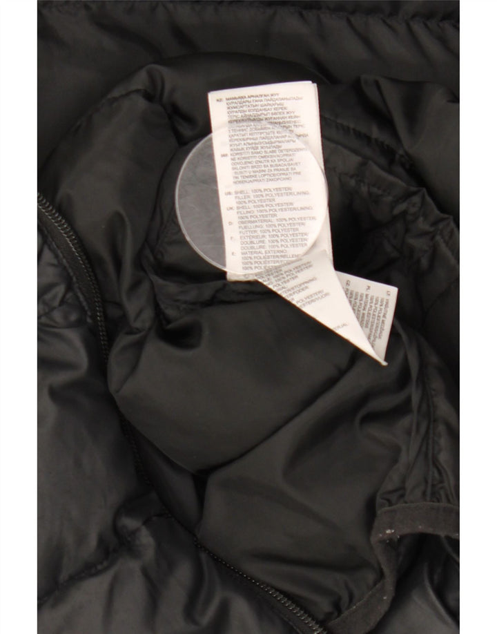 Casaco Acolchoado com Capuz ADIDAS Menino 9-10 Anos Preto Poliéster