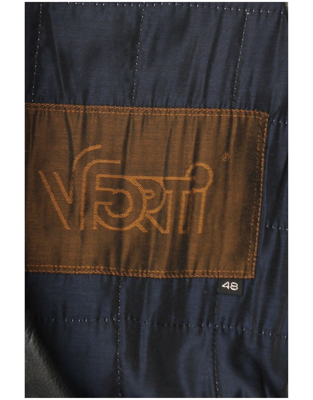 Casaco de couro masculino Vittorio Forti IT 48 médio preto