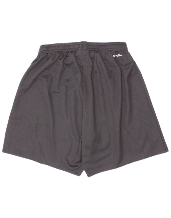 Shorts esportivos Adidas Boys Climalite 9-10 anos pequenos poliéster preto