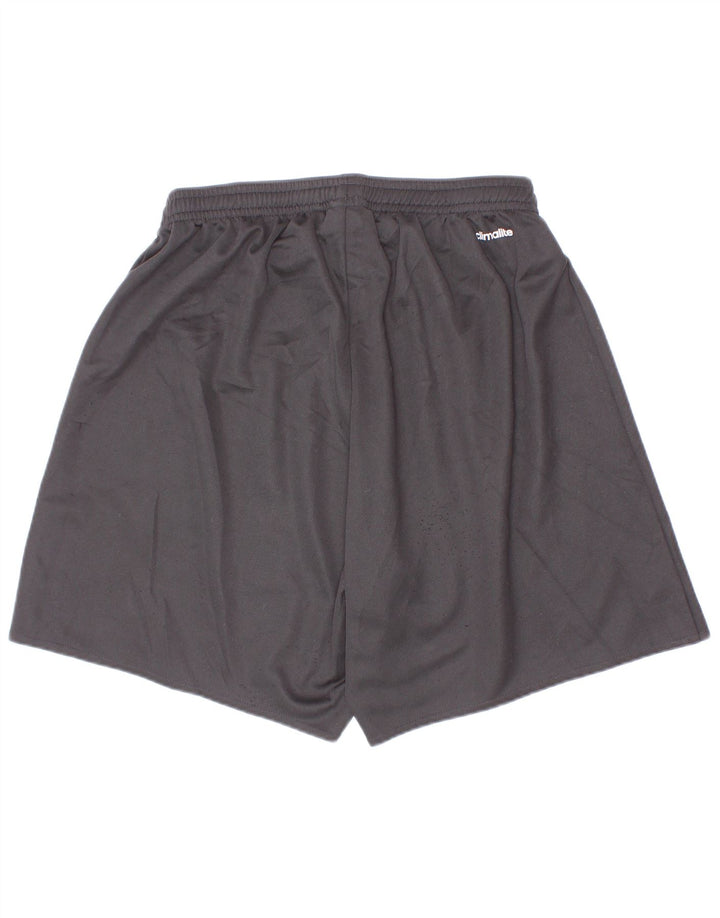 Shorts esportivos Adidas Boys Climalite 9-10 anos pequenos poliéster preto