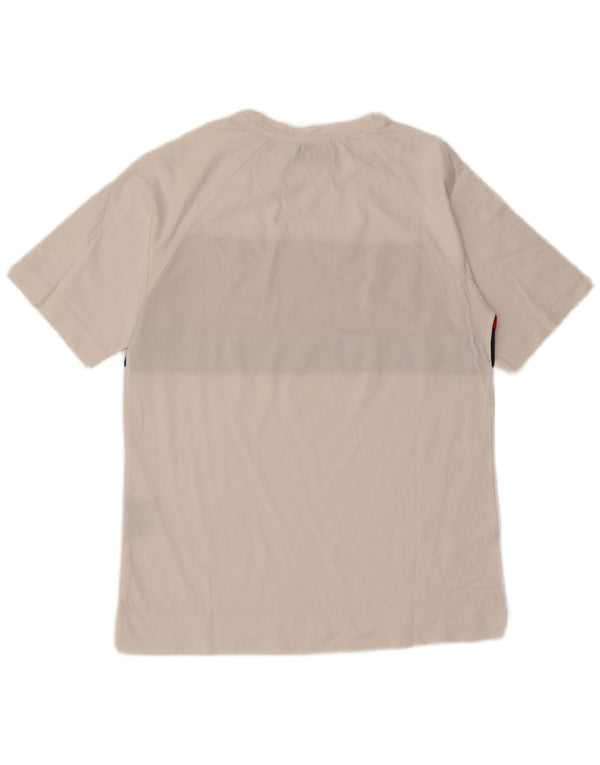 Camiseta masculina Kappa Top médio branco colorblock algodão