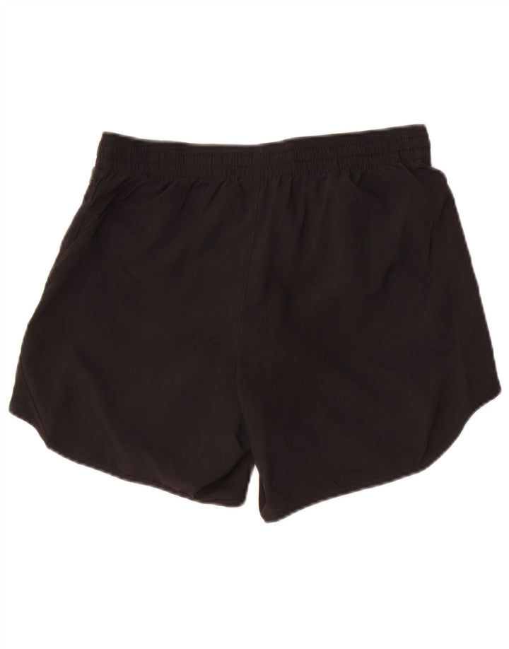 Nike Womens Dri Fit Sport Shorts UK 10 Pequeno Poliéster Preto