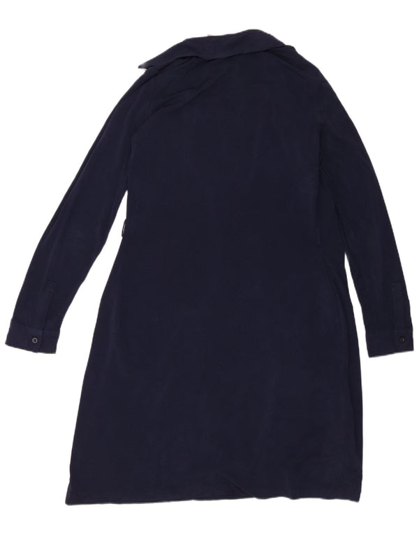 Vestido feminino Calvin Klein, UK 14, médio, azul marinho, poliéster