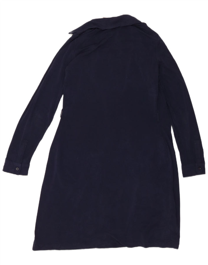 Vestido feminino Calvin Klein, UK 14, médio, azul marinho, poliéster
