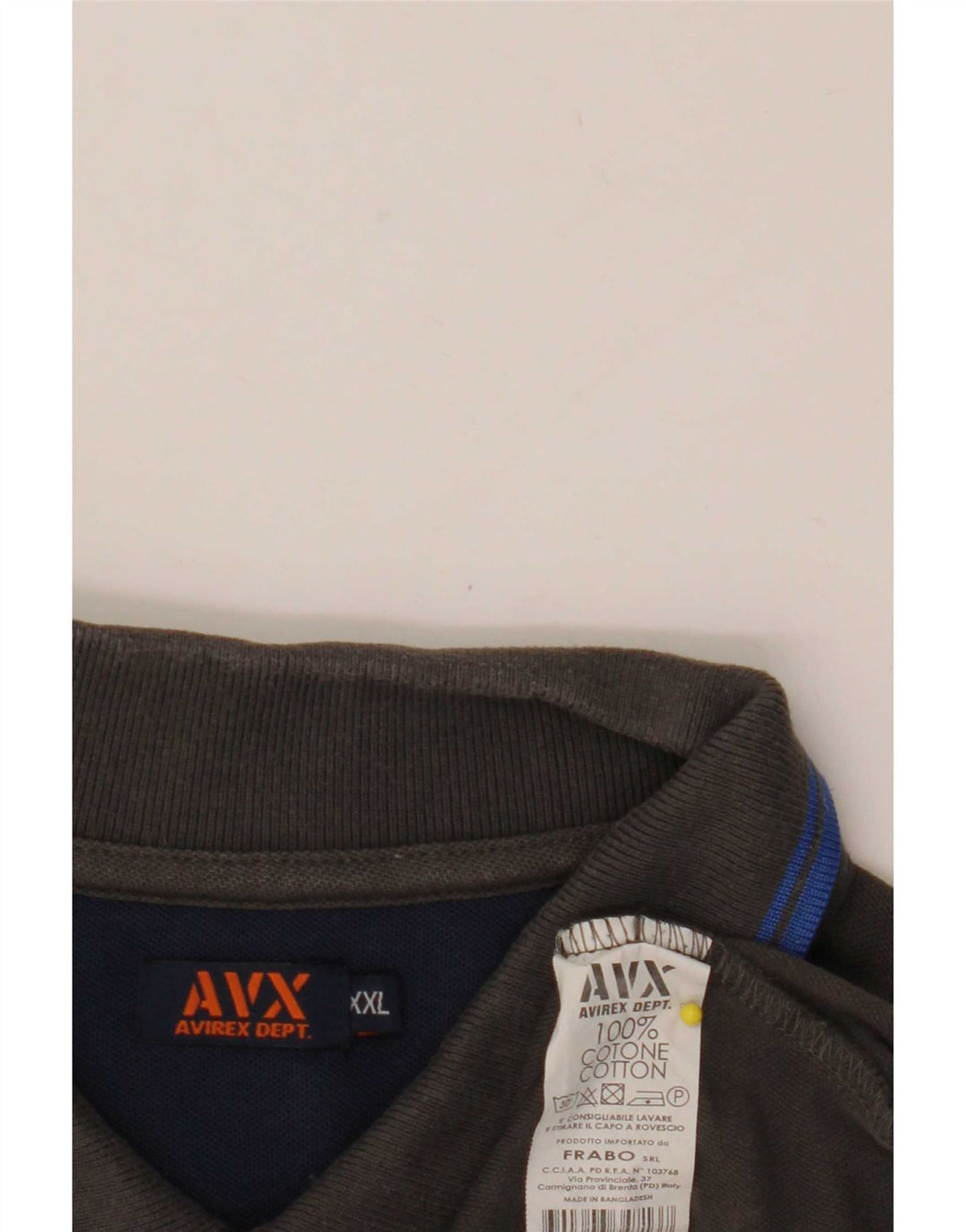 Camisa polo masculina Avirex 2XL cinza