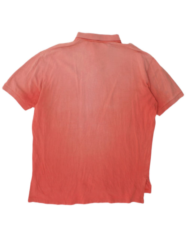 Camisa polo masculina Polo Ralph Lauren 2XL rosa tie-dye