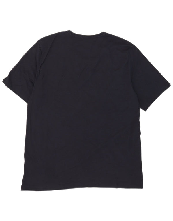 Camiseta masculina Hugo Boss Top 2XL algodão azul marinho