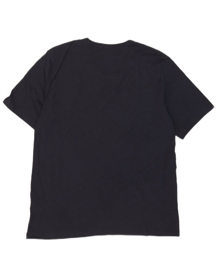 Camiseta masculina Hugo Boss Top 2XL algodão azul marinho