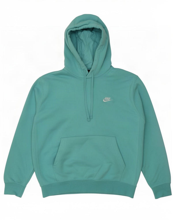 Nike Mens Hoodie Jumper Médio Algodão Azul