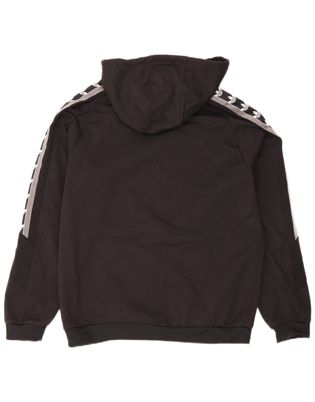 Adidas masculino gráfico moletom com capuz médio preto colorblock poliéster