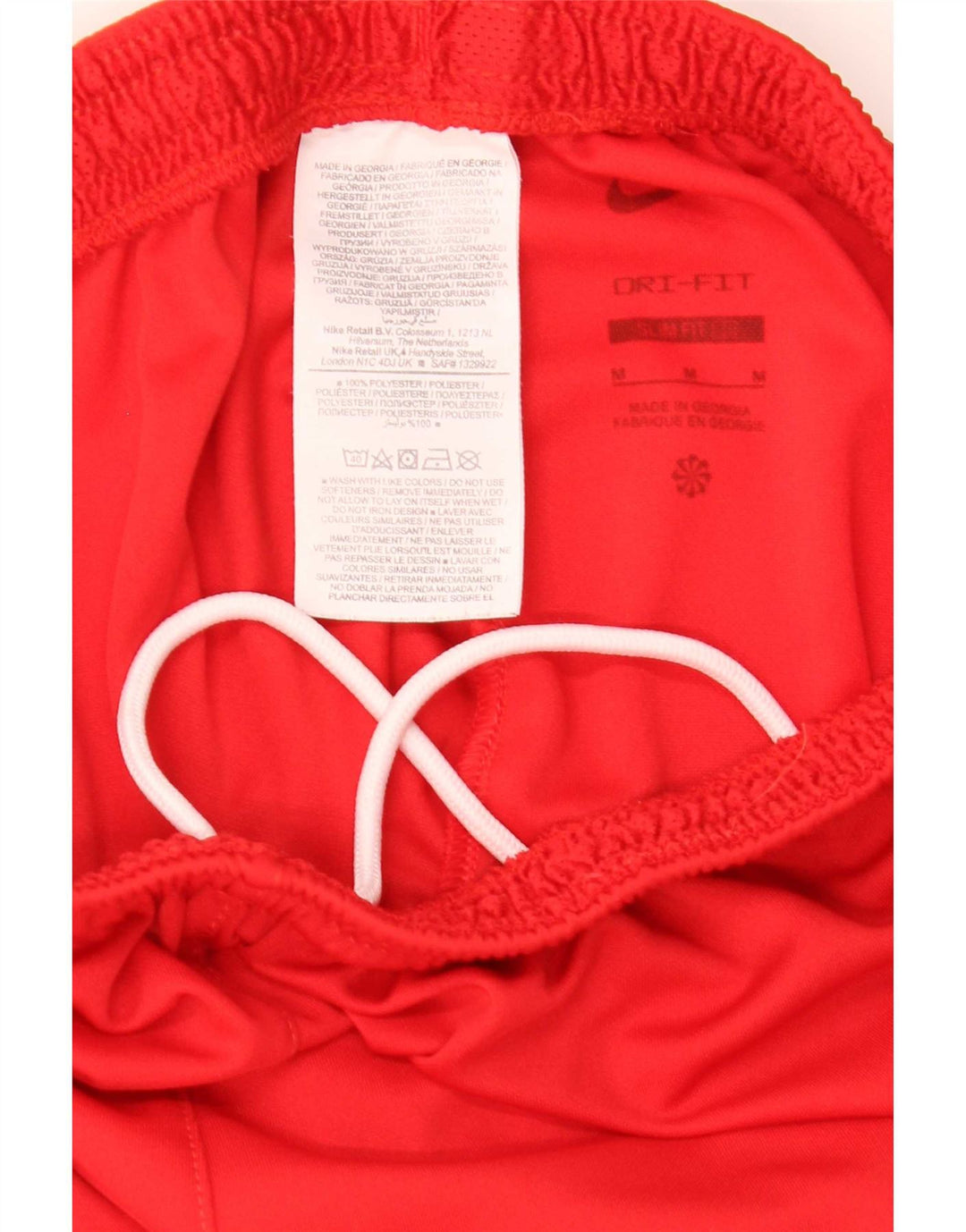 Nike Mens Sport Shorts Médio Poliéster Vermelho
