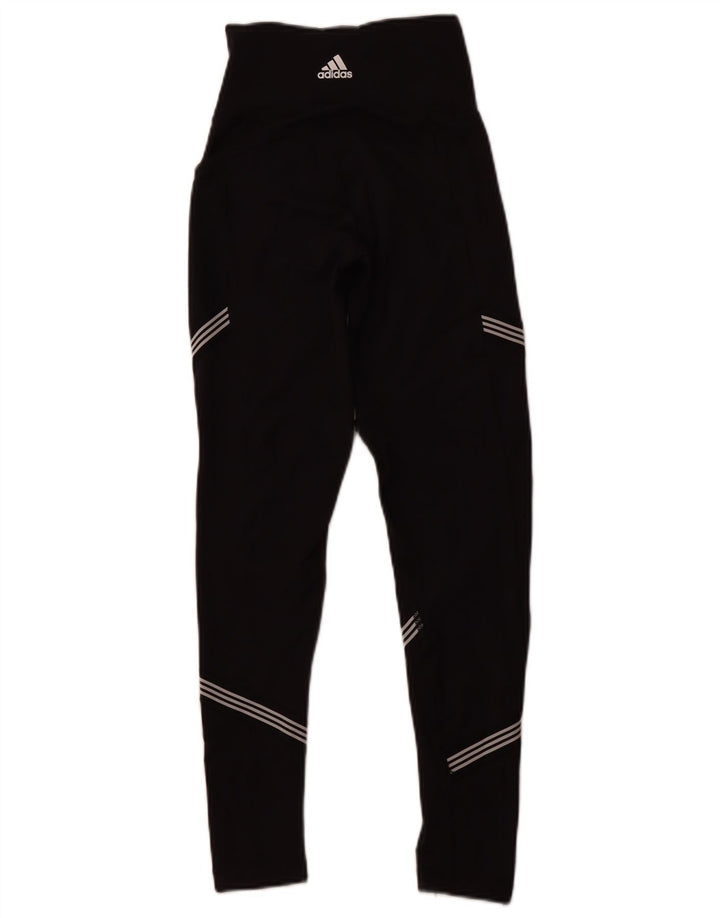 Leggings Adidas Climalite UK 6 XS Preto Listrado Poliéster