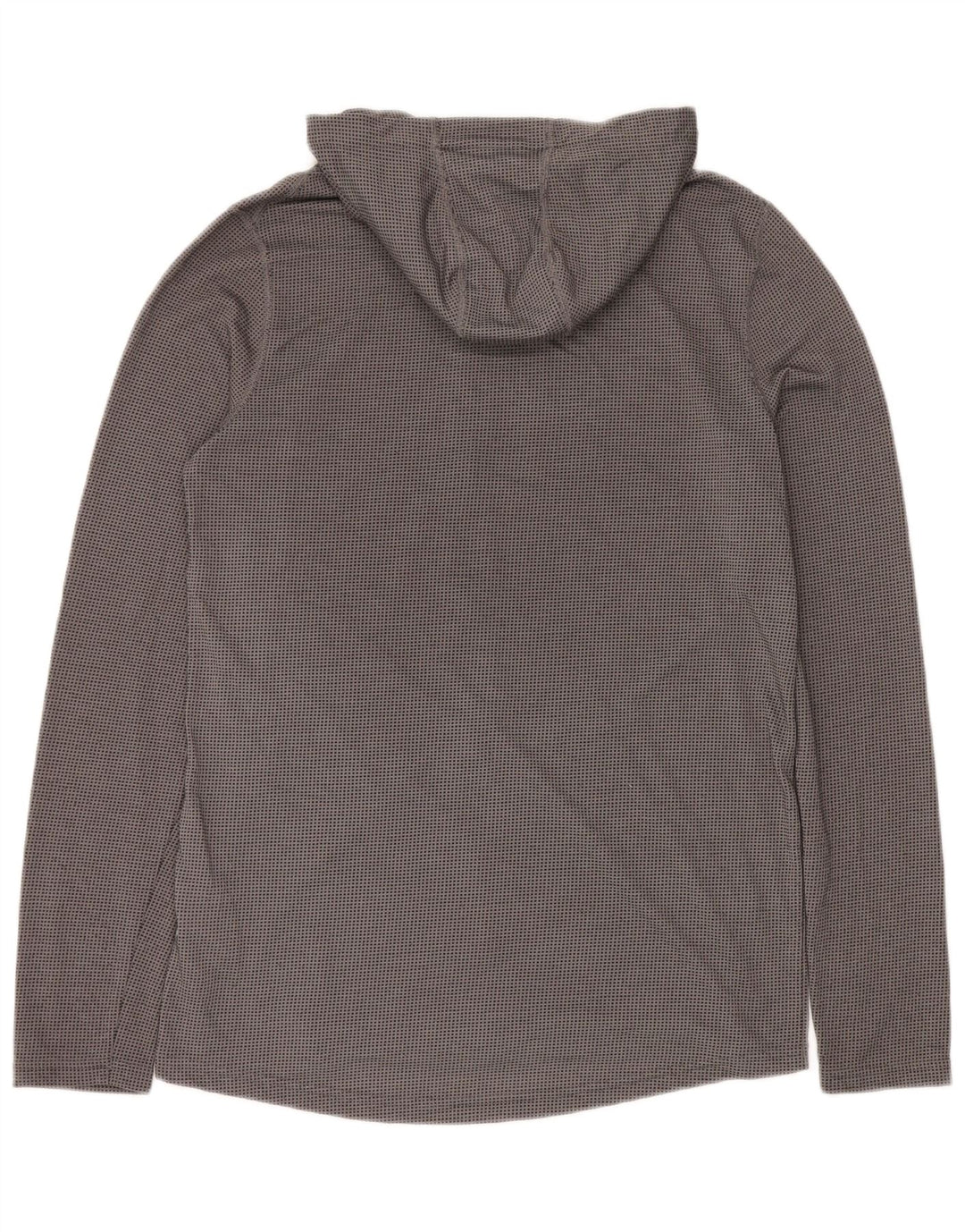 Suéter masculino UNDER ARMOUR Heat Gear Zip com capuz cinza médio poliéster