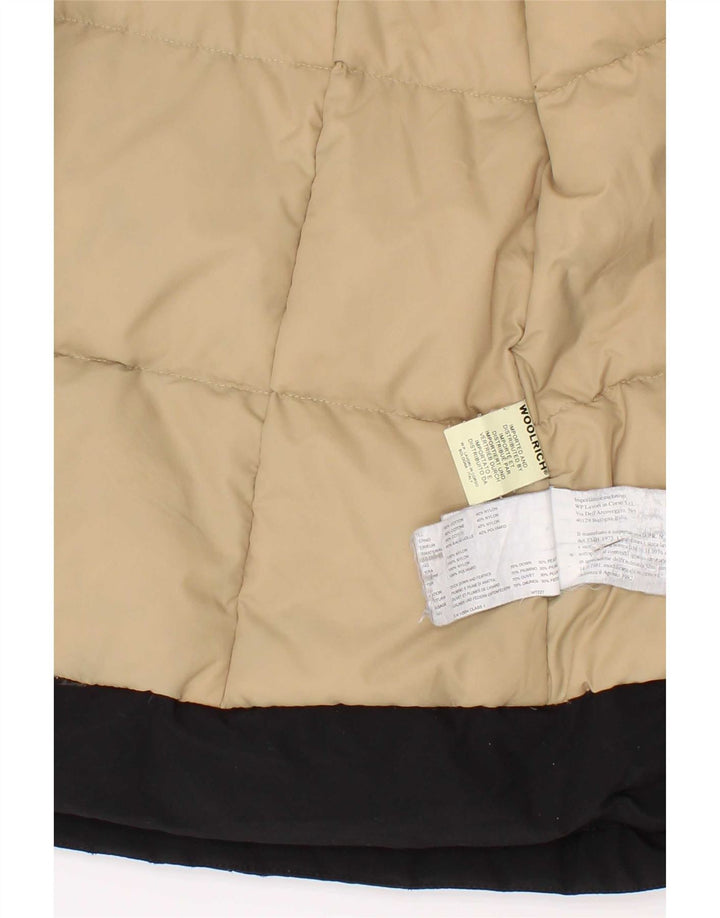 Jaqueta acolchoada Woolrich Boys 9-10 anos algodão preto