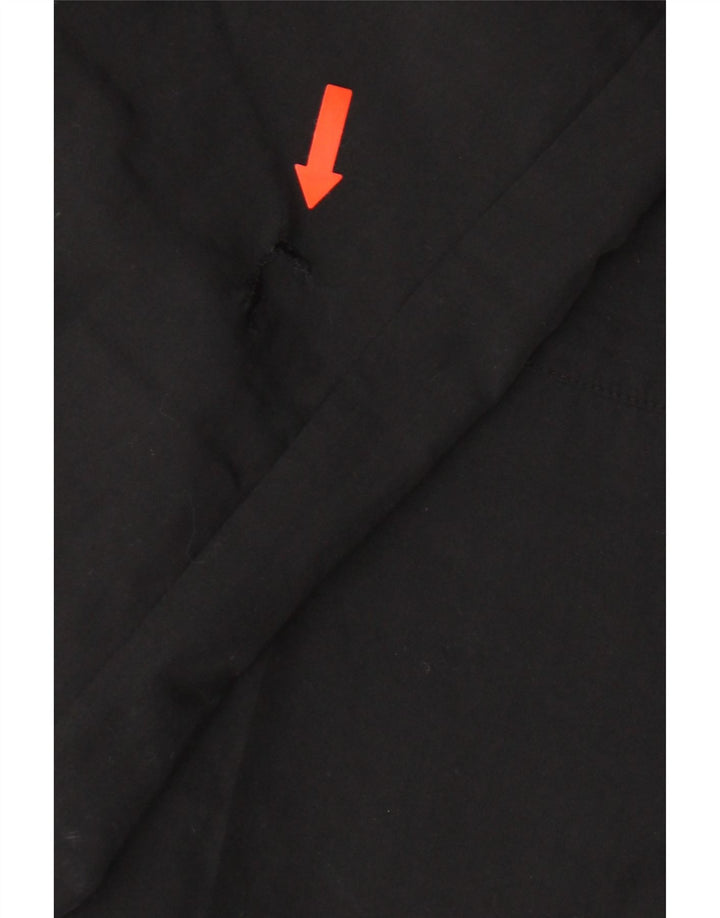 Calça de treino masculina Adidas grande poliéster preto