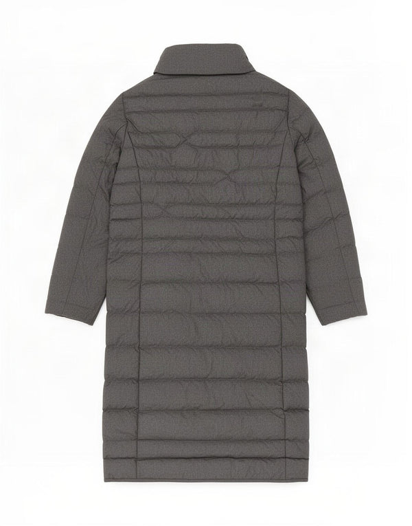 Casaco acolchoado feminino The North Face UK 10 pequeno cinza nylon