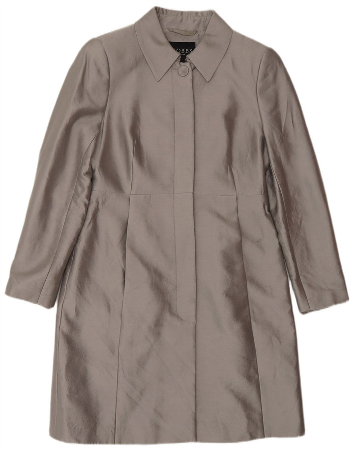 Sobretudo feminino Hobbs UK 10 lã cinza pequena