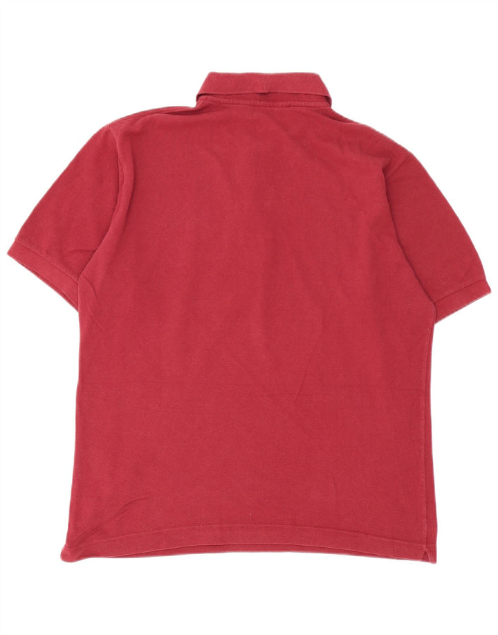 Camisa polo masculina Kappa pequena marrom algodão