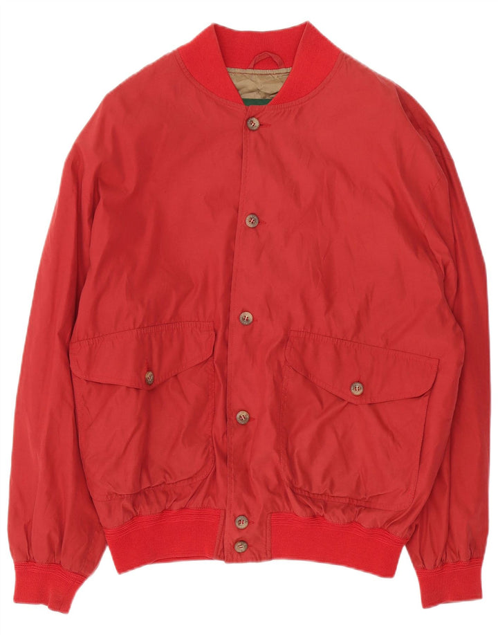 Jaqueta bomber masculina Brooksfield IT 48 Viscose vermelha média