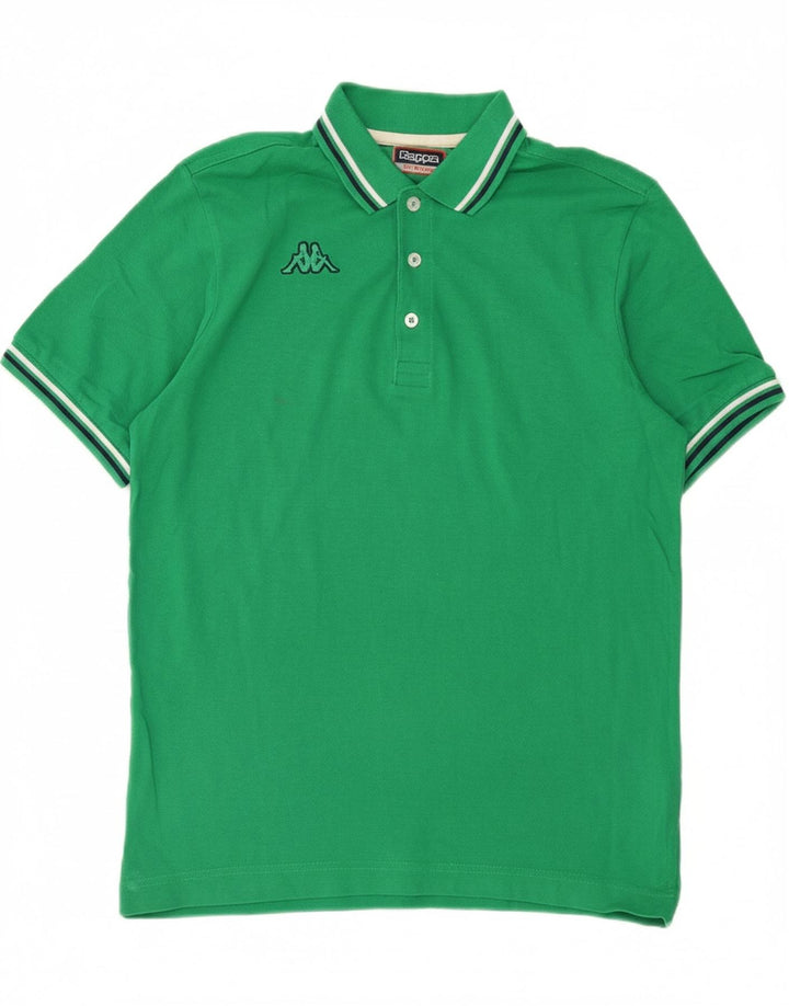 Camisa polo masculina KAPPA algodão verde médio
