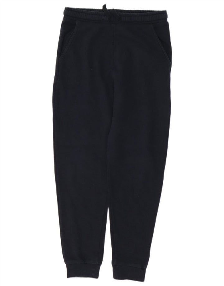 MARKS & SPENCER Boys Tracksuit Trousers Joggers 11-12 Years Navy Blue