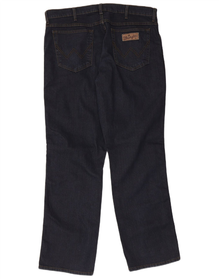 Jeans retos masculinos WRANGLER W38 L32 algodão azul marinho