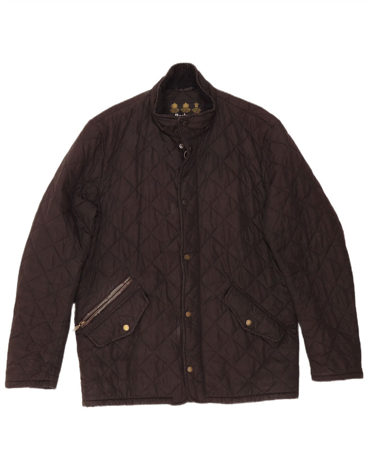 Jaqueta acolchoada masculina Barbour UK 38 médio preto