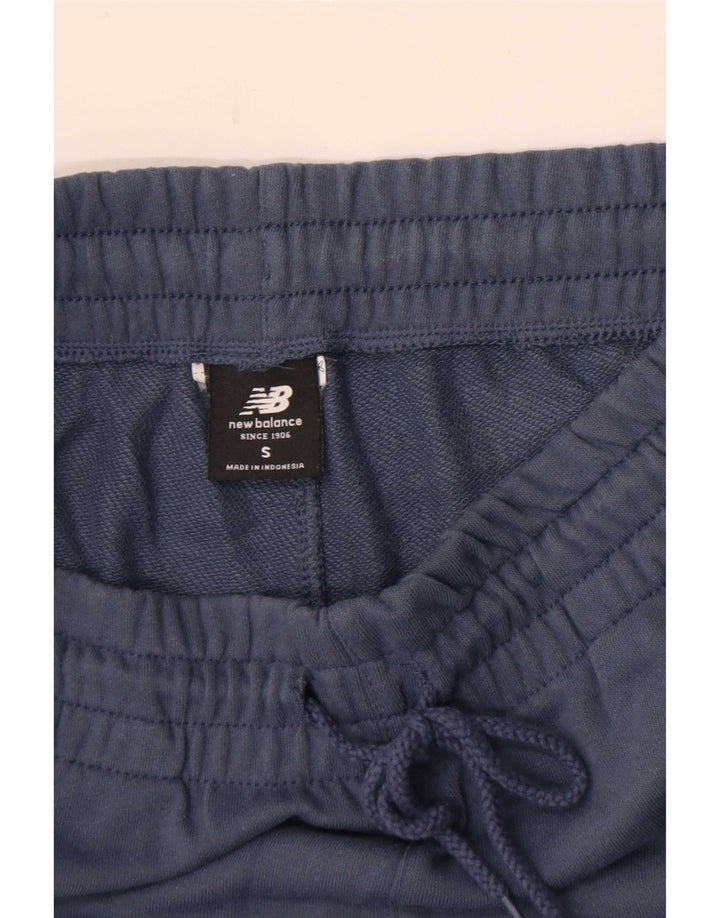 New Balance Mens Calças de treino Joggers Pequeno Azul