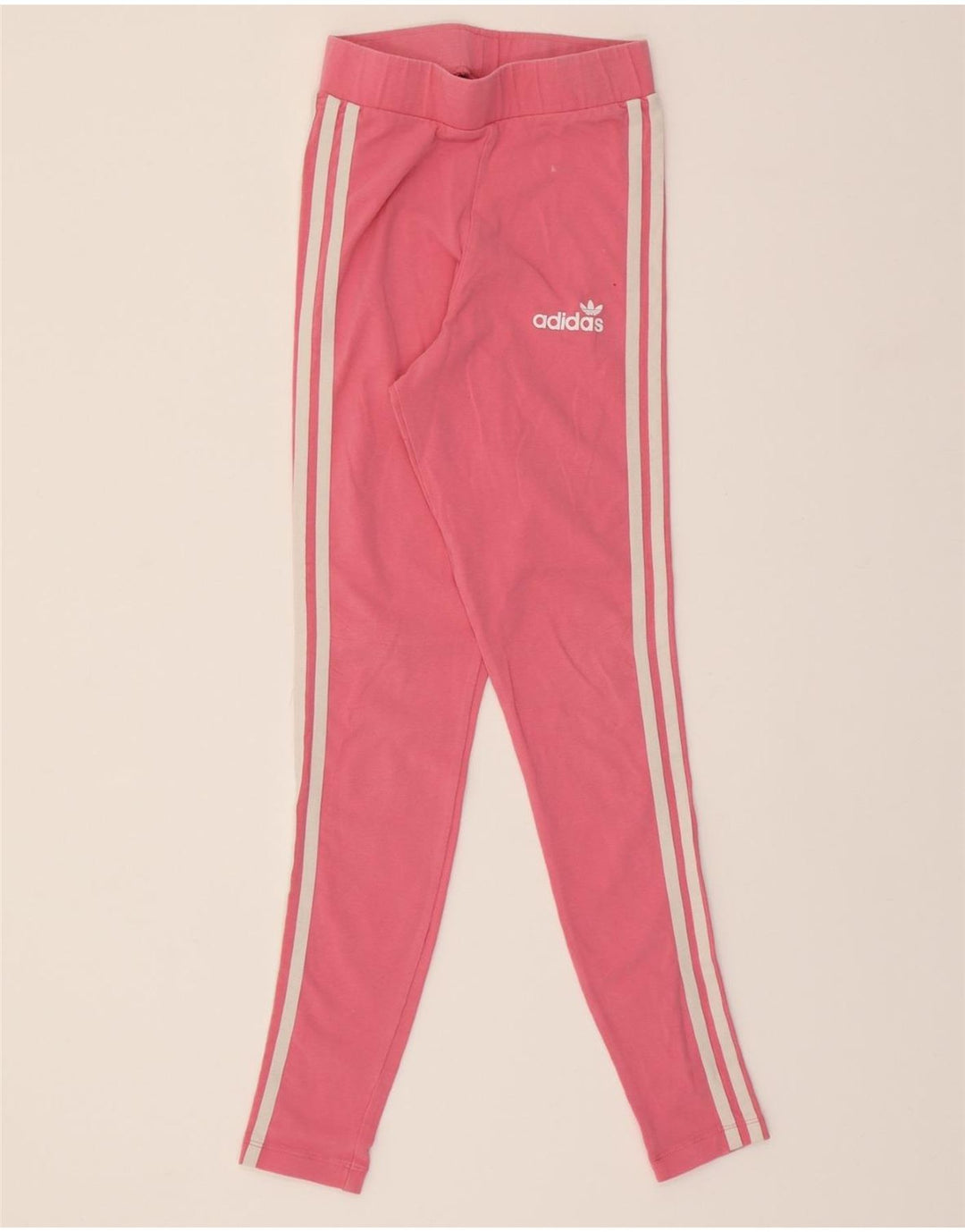 ADIDAS Womens Leggings UK 6 XS Pink Cotton Vintage Adidas and Second-Hand Adidas from Messina Hembry 