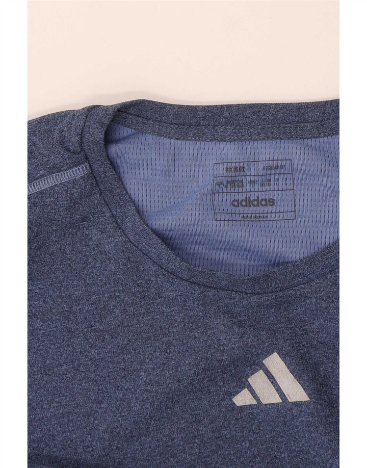 Camiseta Adidas Masculina Aeroready Regular Fit Top Grande Azul