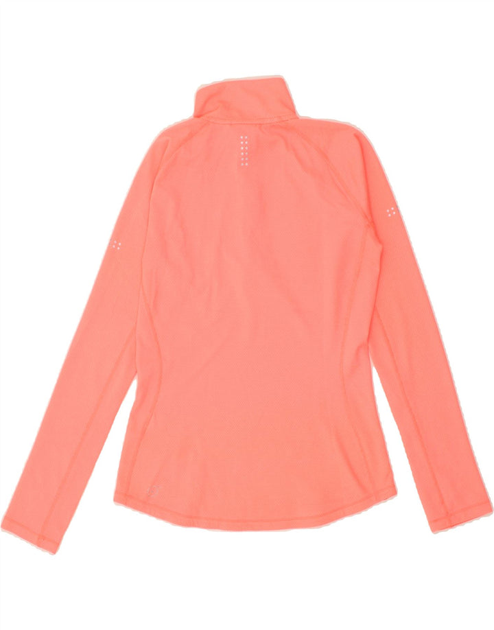 PUMA Womens Zip Neck Pullover Tracksuit Top UK 10 Small Pink Vintage Puma and Second-Hand Puma from Messina Hembry 