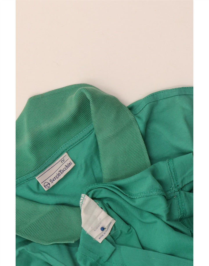 Camisa polo masculina Sergio Tacchini algodão verde médio