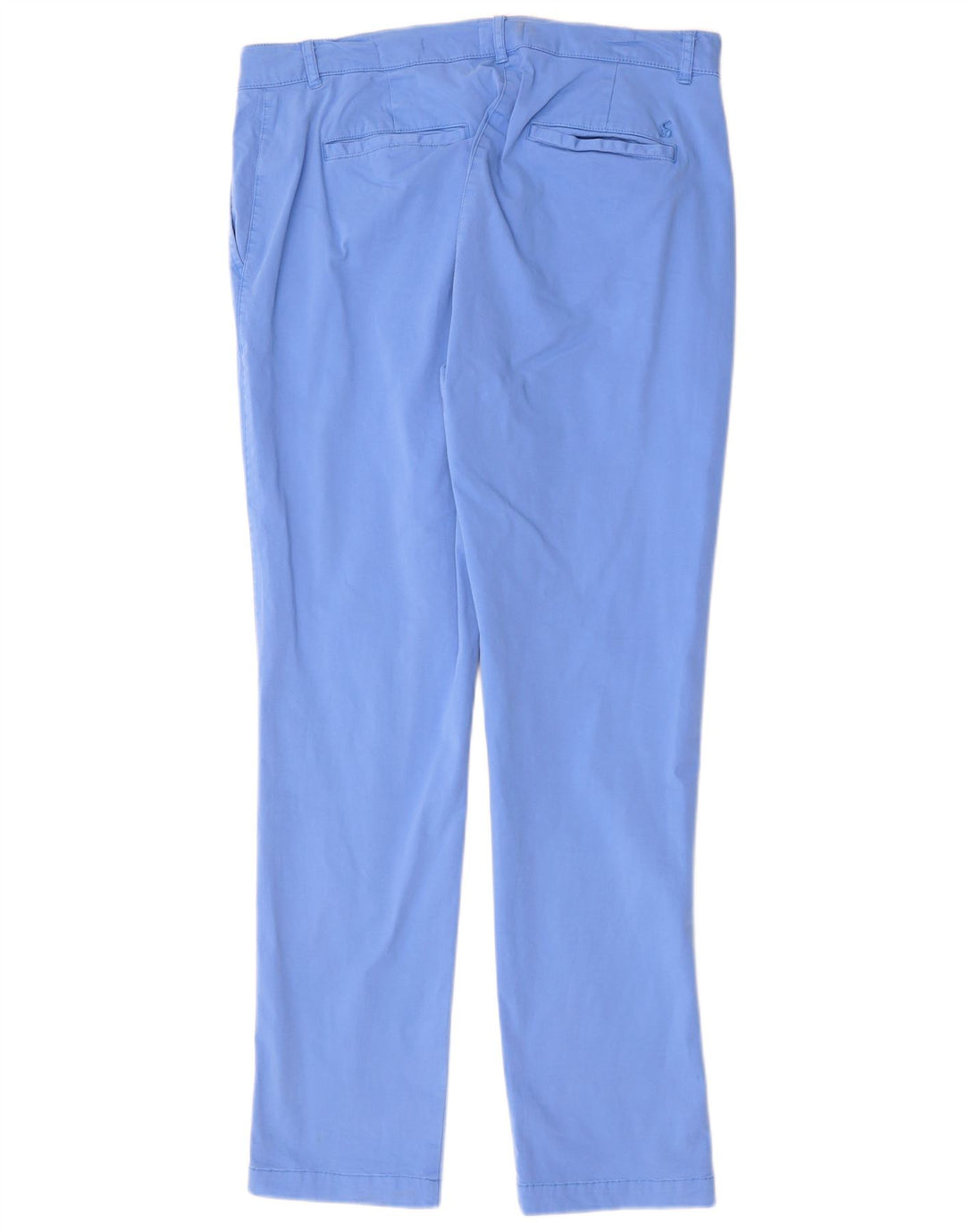 Calça Chino feminina JOULES com ajuste relaxado Reino Unido 14 grande W34 L30 algodão azul