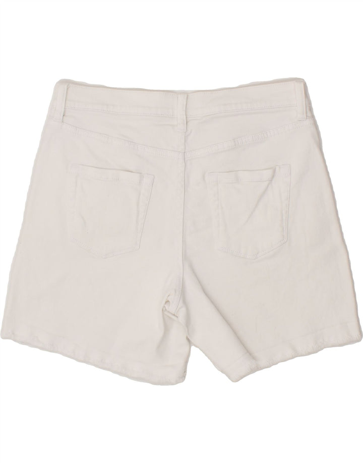J. CREW Womens Casual Shorts W27 Small  White Cotton Vintage J. Crew and Second-Hand J. Crew from Messina Hembry 