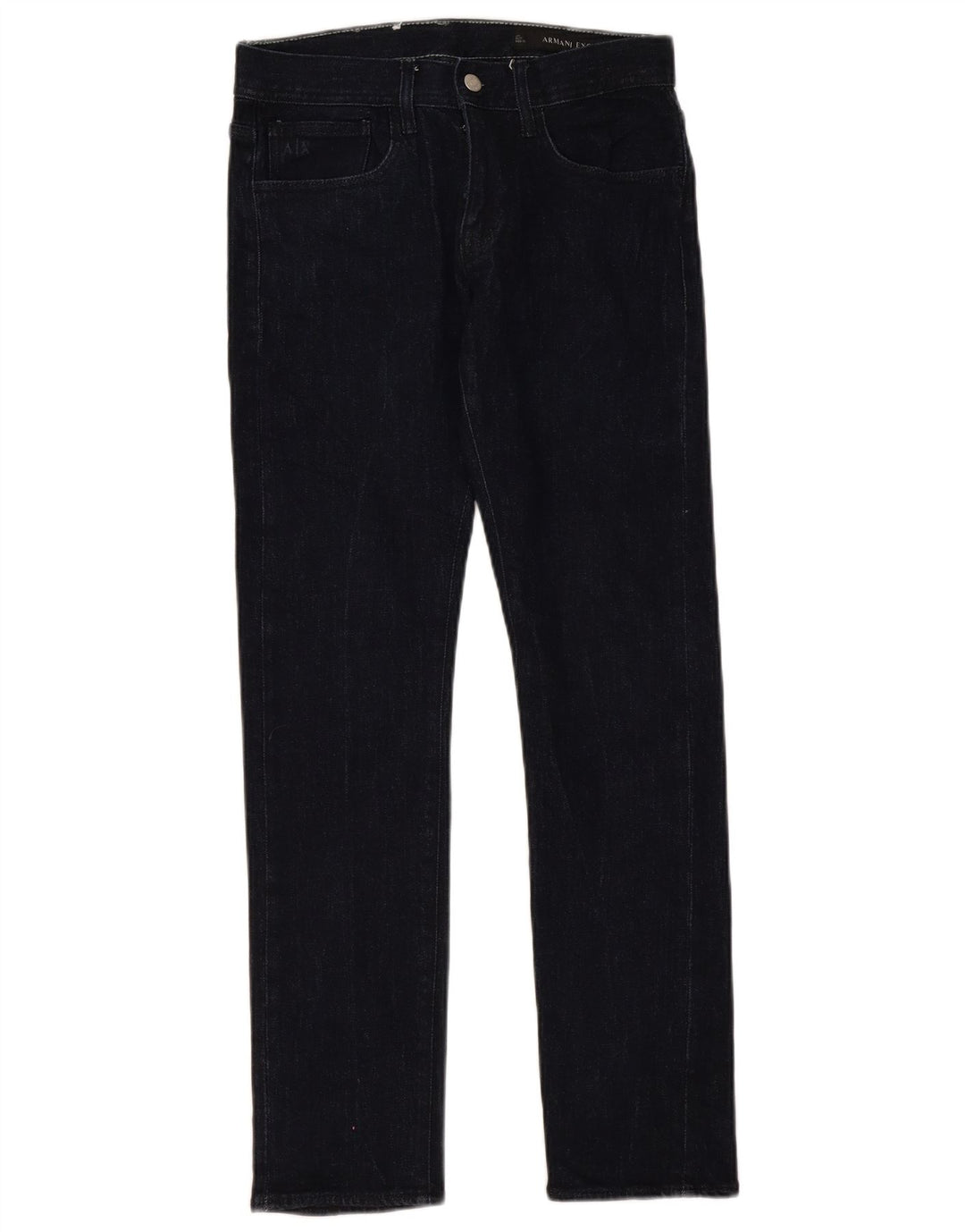 Calça jeans feminina Armani Exchange W30 L30 azul marinho