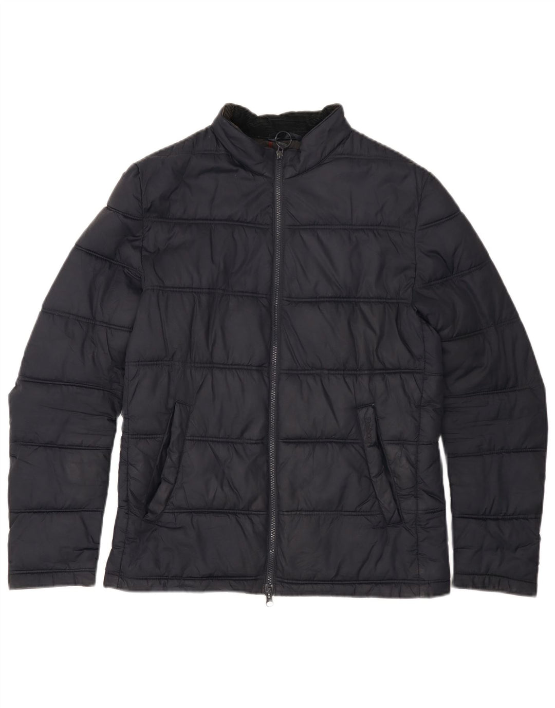 Jaqueta acolchoada masculina BARBOUR UK 36 pequena azul marinho